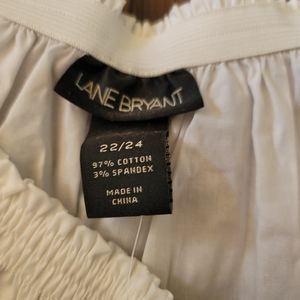 Womens lane bryant NWT white Blouse size 22/24
